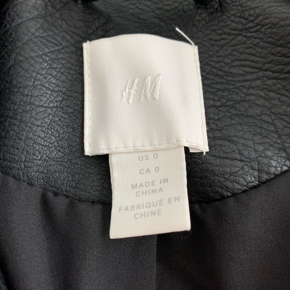 H&M Faux Leather Moto Jacket - Picture 5 of 5